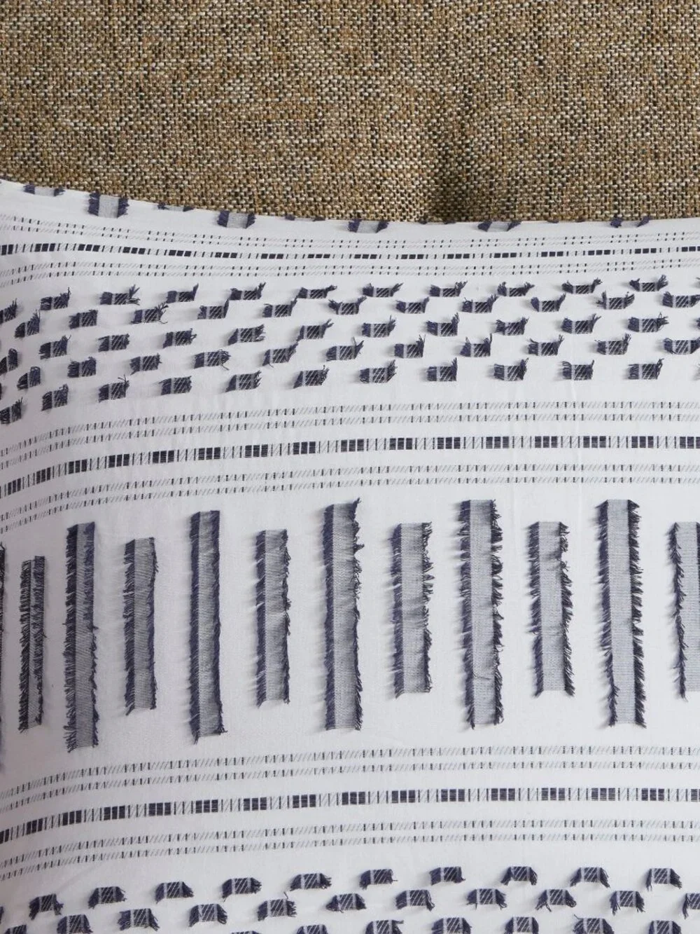 INK+IVY Rhea 100% Cotton Raised Pattern Comforter Mini Set - Charcoal - King NEW